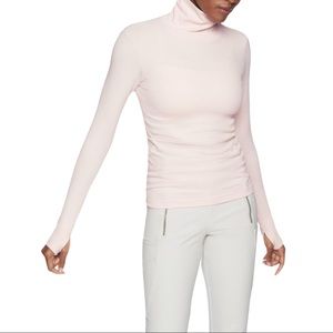 Athleta Flurry Pink Base Layer Activewear Top